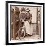 1890S Cycling Ladies-null-Framed Photographic Print