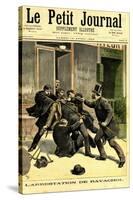 1890s France Le Petit Journal Magazine Cover-null-Stretched Canvas