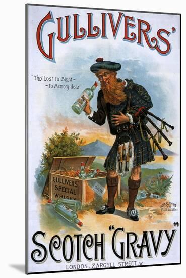 1890s UK Gulliver's Poster-null-Mounted Giclee Print