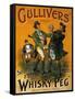 1890s UK Gulliver's Poster-null-Framed Stretched Canvas