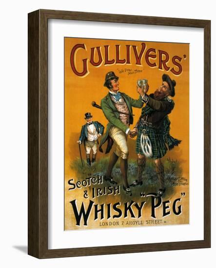 1890s UK Gulliver's Poster-null-Framed Premium Giclee Print