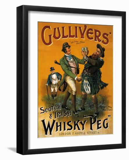 1890s UK Gulliver's Poster-null-Framed Giclee Print