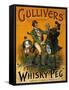 1890s UK Gulliver's Poster-null-Framed Stretched Canvas