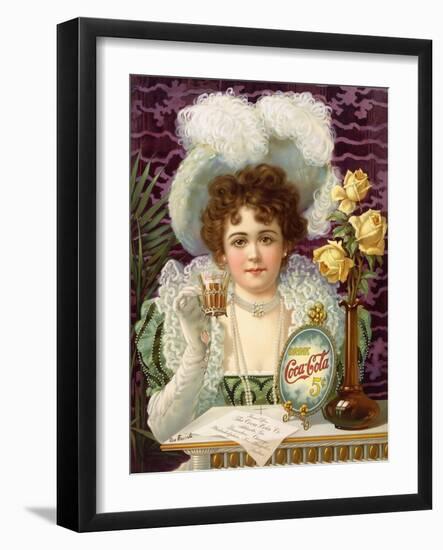 1890s USA Coca-Cola Magazine Advertisement-null-Framed Giclee Print