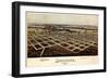 1891, Ardmore Bird's Eye View, Oklahoma, United States-null-Framed Giclee Print