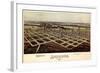 1891, Ardmore Bird's Eye View, Oklahoma, United States-null-Framed Giclee Print