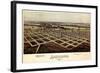 1891, Ardmore Bird's Eye View, Oklahoma, United States-null-Framed Giclee Print