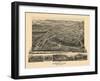 1891, Asheville Bird's Eye View, North Carolina, United States-null-Framed Giclee Print