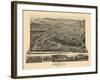 1891, Asheville Bird's Eye View, North Carolina, United States-null-Framed Giclee Print