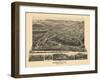 1891, Asheville Bird's Eye View, North Carolina, United States-null-Framed Giclee Print