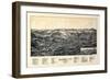 1891, Barre Bird's Eye View, Vermont, United States-null-Framed Giclee Print