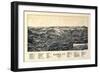 1891, Barre Bird's Eye View, Vermont, United States-null-Framed Giclee Print