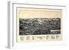 1891, Barre Bird's Eye View, Vermont, United States-null-Framed Giclee Print