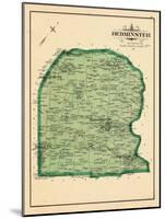 1891, Bedminster, Pipersville, Dublin, Hagersville, Kellersville, Ridge, Pennsylvania-null-Mounted Giclee Print
