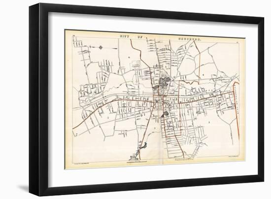 1891, Brockton City, Massachusetts, United States-null-Framed Giclee Print