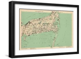 1891, Cape Cod, Barnstable, Orleans, Brewster, Harwich, Chatham, Dennis, Yarmouth, Massachusetts-null-Framed Giclee Print