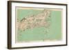 1891, Cape Cod, Barnstable, Orleans, Brewster, Harwich, Chatham, Dennis, Yarmouth, Massachusetts-null-Framed Giclee Print
