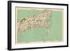 1891, Cape Cod, Barnstable, Orleans, Brewster, Harwich, Chatham, Dennis, Yarmouth, Massachusetts-null-Framed Giclee Print