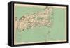 1891, Cape Cod, Barnstable, Orleans, Brewster, Harwich, Chatham, Dennis, Yarmouth, Massachusetts-null-Framed Stretched Canvas