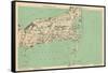 1891, Cape Cod, Barnstable, Orleans, Brewster, Harwich, Chatham, Dennis, Yarmouth, Massachusetts-null-Framed Stretched Canvas