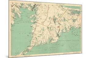 1891, Cape Cod, Plymouth, Barnstable, Falmouth, Mashpee, Bourne, Marion, Massachusetts, USA-null-Mounted Premium Giclee Print