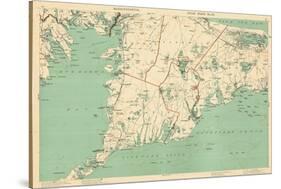 1891, Cape Cod, Plymouth, Barnstable, Falmouth, Mashpee, Bourne, Marion, Massachusetts, USA-null-Stretched Canvas