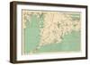 1891, Cape Cod, Plymouth, Barnstable, Falmouth, Mashpee, Bourne, Marion, Massachusetts, USA-null-Framed Giclee Print