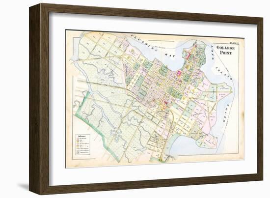 1891, College Point, New York, United States-null-Framed Giclee Print