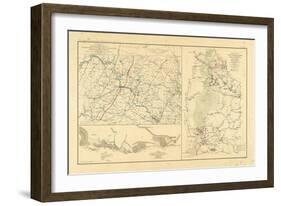 1891, DC, Pennsylvania, Virginia, Civil War-null-Framed Giclee Print