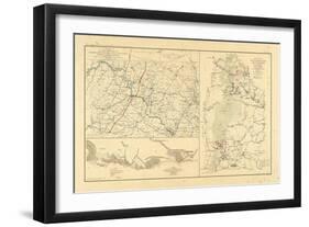 1891, DC, Pennsylvania, Virginia, Civil War-null-Framed Giclee Print