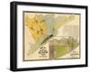 1891, Galveston County Wall Map, Texas, United States-null-Framed Giclee Print