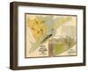 1891, Galveston County Wall Map, Texas, United States-null-Framed Giclee Print