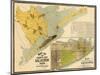 1891, Galveston County Wall Map, Texas, United States-null-Mounted Giclee Print