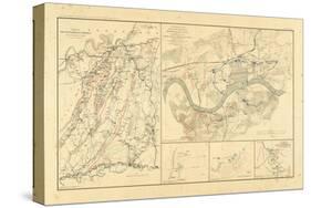 1891, Georgia, Tennessee, Civil War-null-Stretched Canvas