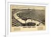 1891, Great Falls Bird's Eye View, Montana, United States-null-Framed Giclee Print