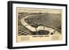 1891, Great Falls Bird's Eye View, Montana, United States-null-Framed Giclee Print