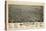 1891, Greensboro Bird's Eye View, North Carolina, United States-null-Stretched Canvas