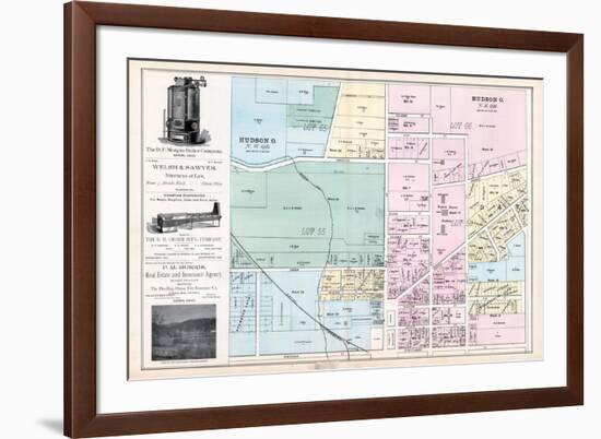 1891, Hudson 2, Ohio, United States-null-Framed Giclee Print