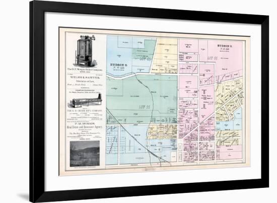 1891, Hudson 2, Ohio, United States-null-Framed Giclee Print