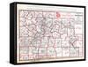 1891, Index Map - Akron Street Map, Ohio, United States-null-Framed Stretched Canvas