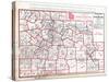 1891, Index Map - Akron Street Map, Ohio, United States-null-Stretched Canvas