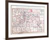 1891, Index Map - Akron Street Map, Ohio, United States-null-Framed Giclee Print