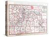 1891, Index Map - Akron Street Map, Ohio, United States-null-Stretched Canvas