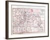 1891, Index Map - Akron Street Map, Ohio, United States-null-Framed Giclee Print