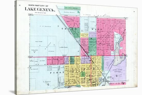 1891, Lake Geneva City - North, Wisconsin, United States-null-Stretched Canvas