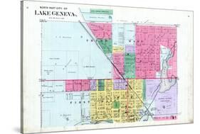 1891, Lake Geneva City - North, Wisconsin, United States-null-Stretched Canvas