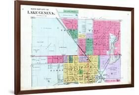 1891, Lake Geneva City - North, Wisconsin, United States-null-Framed Giclee Print