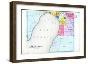 1891, Lake Geneva City - South, Wisconsin, United States-null-Framed Giclee Print