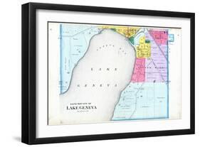 1891, Lake Geneva City - South, Wisconsin, United States-null-Framed Giclee Print