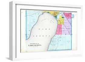 1891, Lake Geneva City - South, Wisconsin, United States-null-Framed Giclee Print